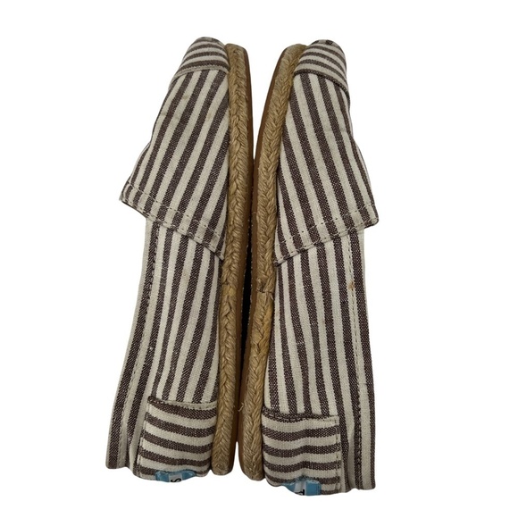 Toms Blue Striped Slip On Flats Size 5.5 Women's - Picture 6 of 9